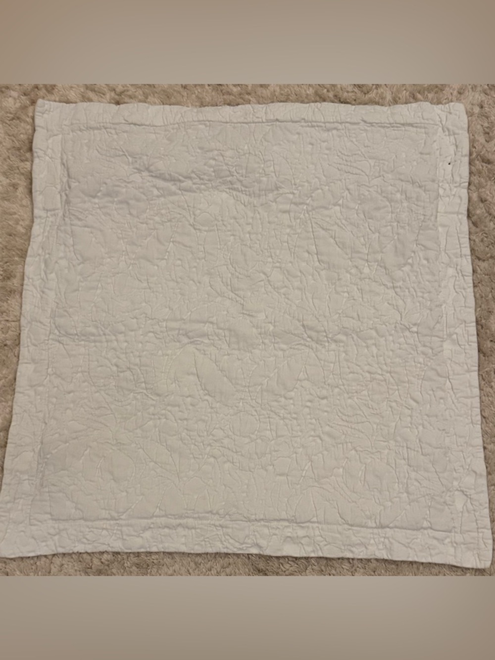 Pottery Barn White Pillow Shams, Set of 2